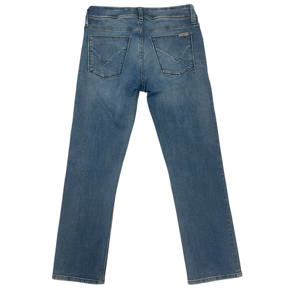 Hudson Ginny Straight Classic Blue Denim Jeans Crop In Colb Wash Women’s Size 27